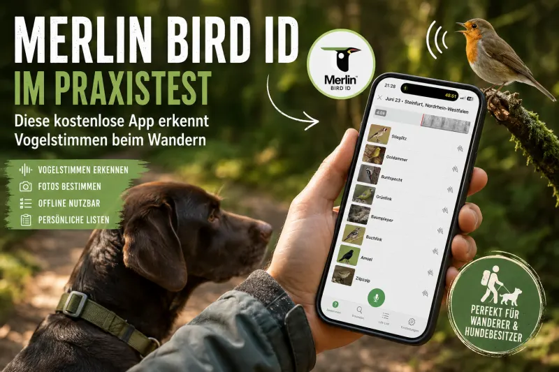 Merlin Bird ID im Praxistest: Diese kostenlose App erkennt Vogelstimmen beim Wandern